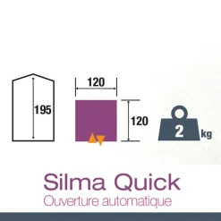 Trigano Abri Camping Pour Wc / Douche Silma Quick < Abris De Camping