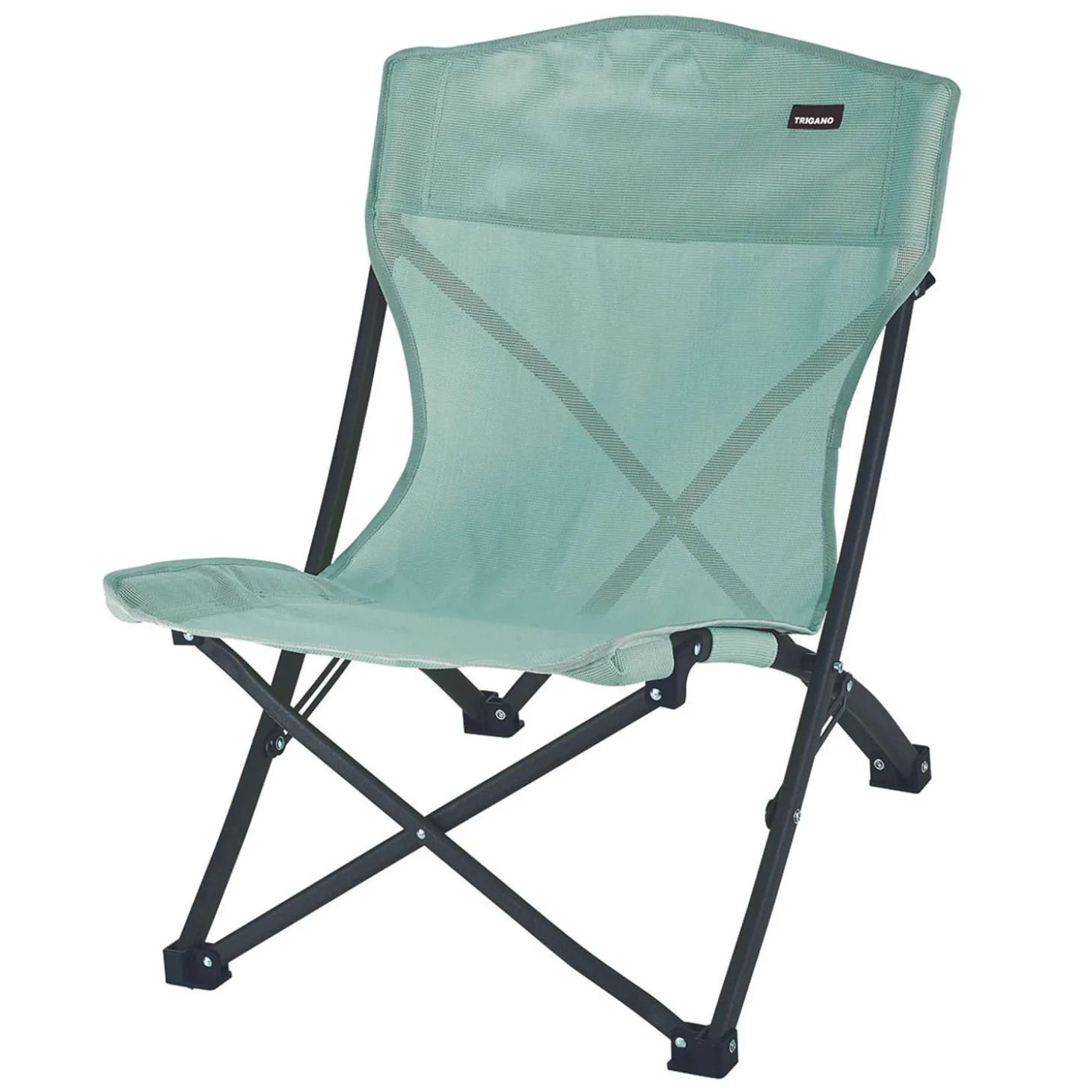 Trigano Chaise Plage Pliante Vert Gris< Chaise De Camping