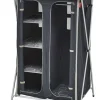 Trigano Meuble De Rangement Avec Penderie Gris/Noir< Meuble Rangement De Camping