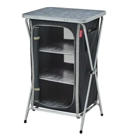 Trigano Meuble De Rangement Pliant Gris/Noir< Meuble Rangement De Camping