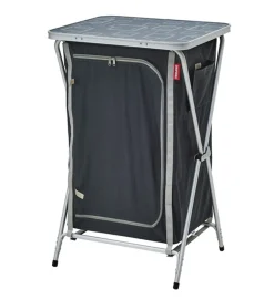 Trigano Meuble De Rangement Pliant Gris/Noir< Meuble Rangement De Camping