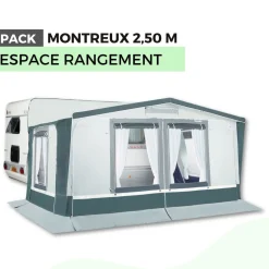 Trigano Pack Auvent Montreux 2,50M - Espace Rangement< Bons Plans
