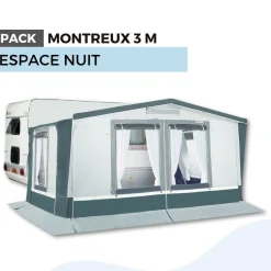 Trigano Pack Auvent Montreux 3M - Espace Nuit< Bons Plans