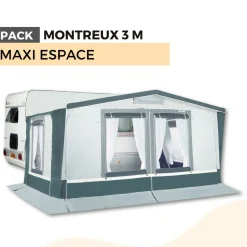 Trigano Pack Auvent Montreux 3M - Maxi Espace< Bons Plans