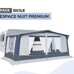 Trigano Pack Auvent Sicile - Espace Nuit Premium< Bons Plans
