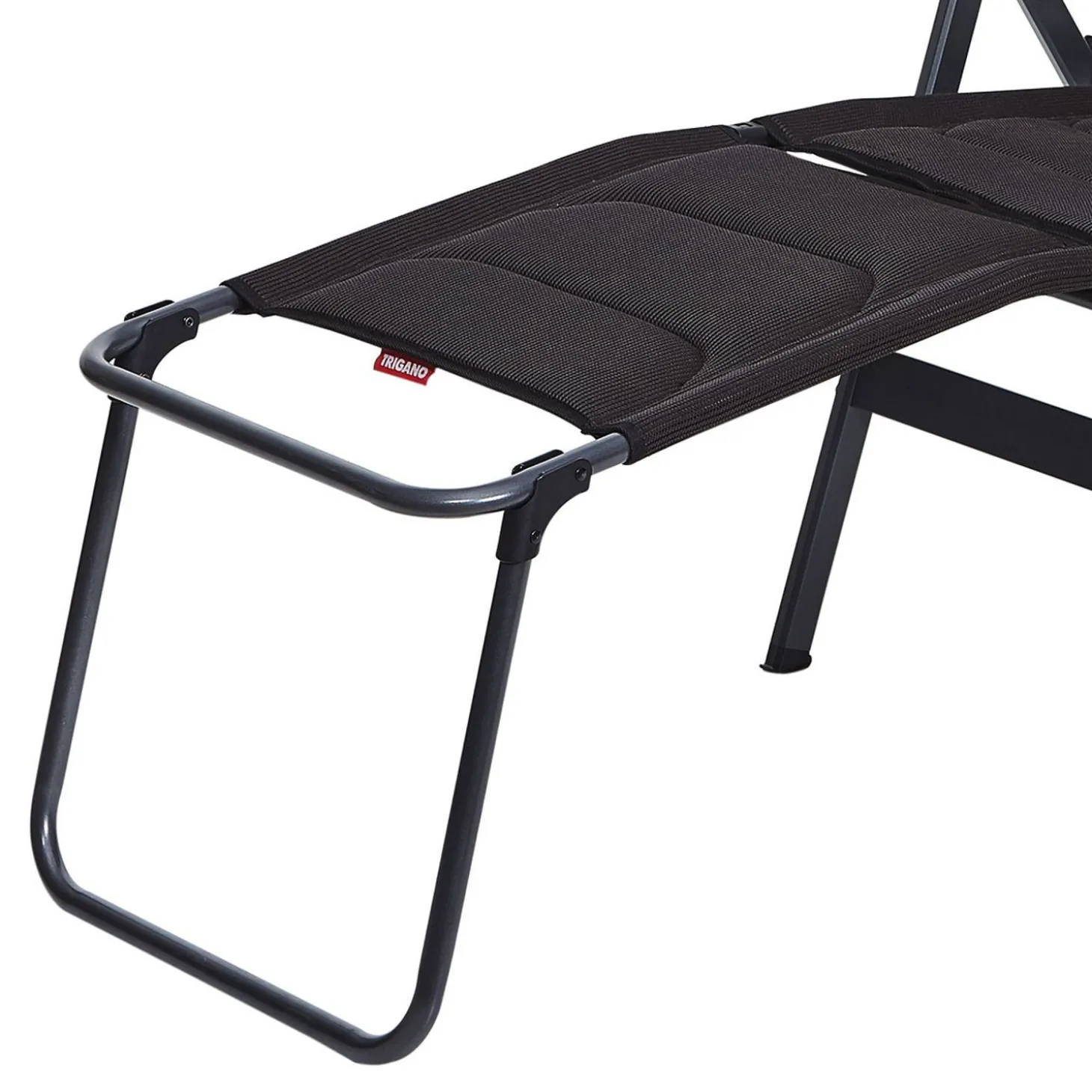 Trigano Pack Fauteuil Camping Premium Noir + Repose-Pied< Bons Plans