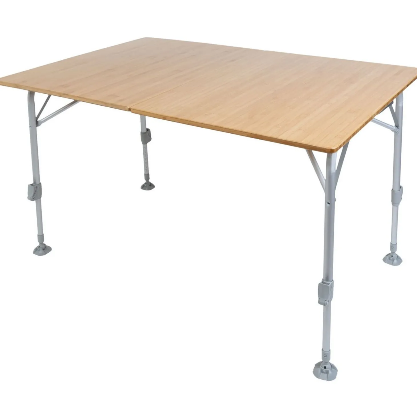 Trigano Table Camping En Bambou - 2 Plis< Table De Camping