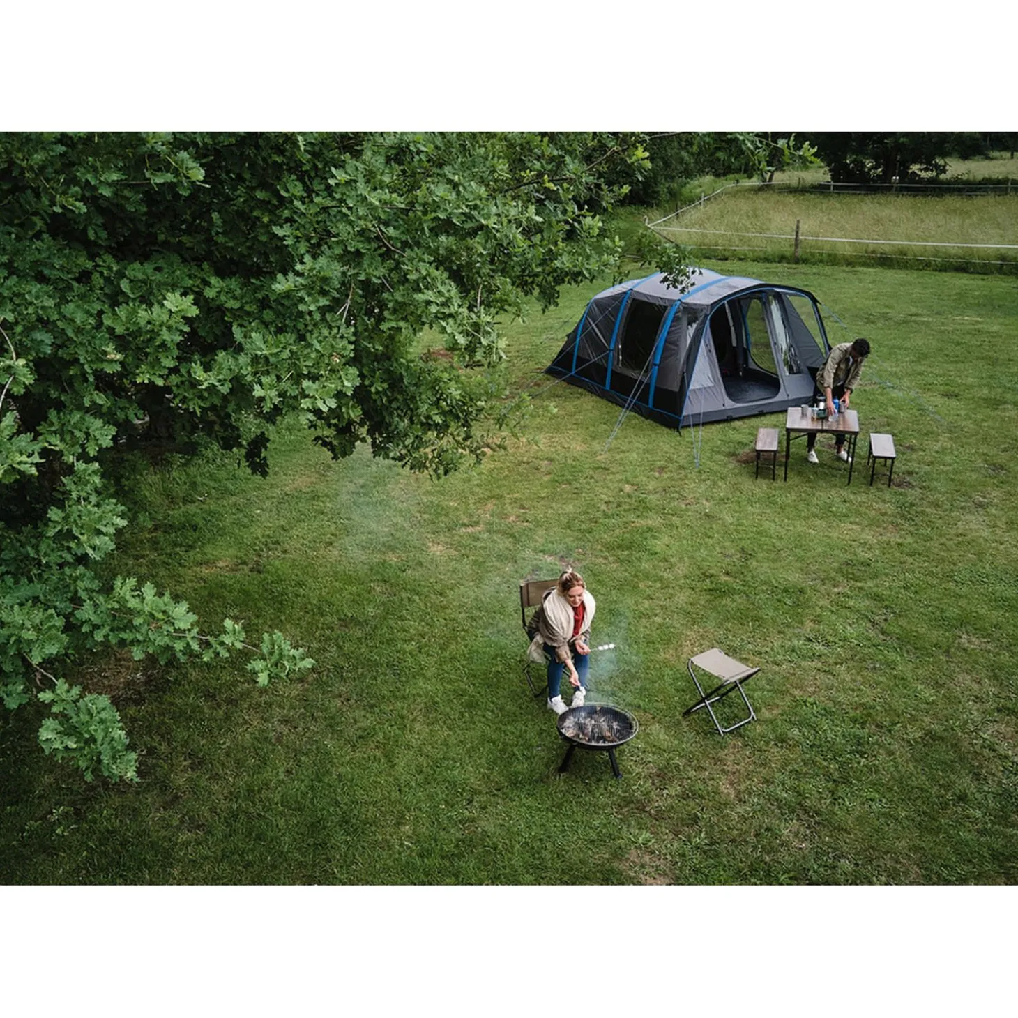 Trigano Tente Camping Gonflable 4 Places Diablo 4 < Tente Camping Familiale