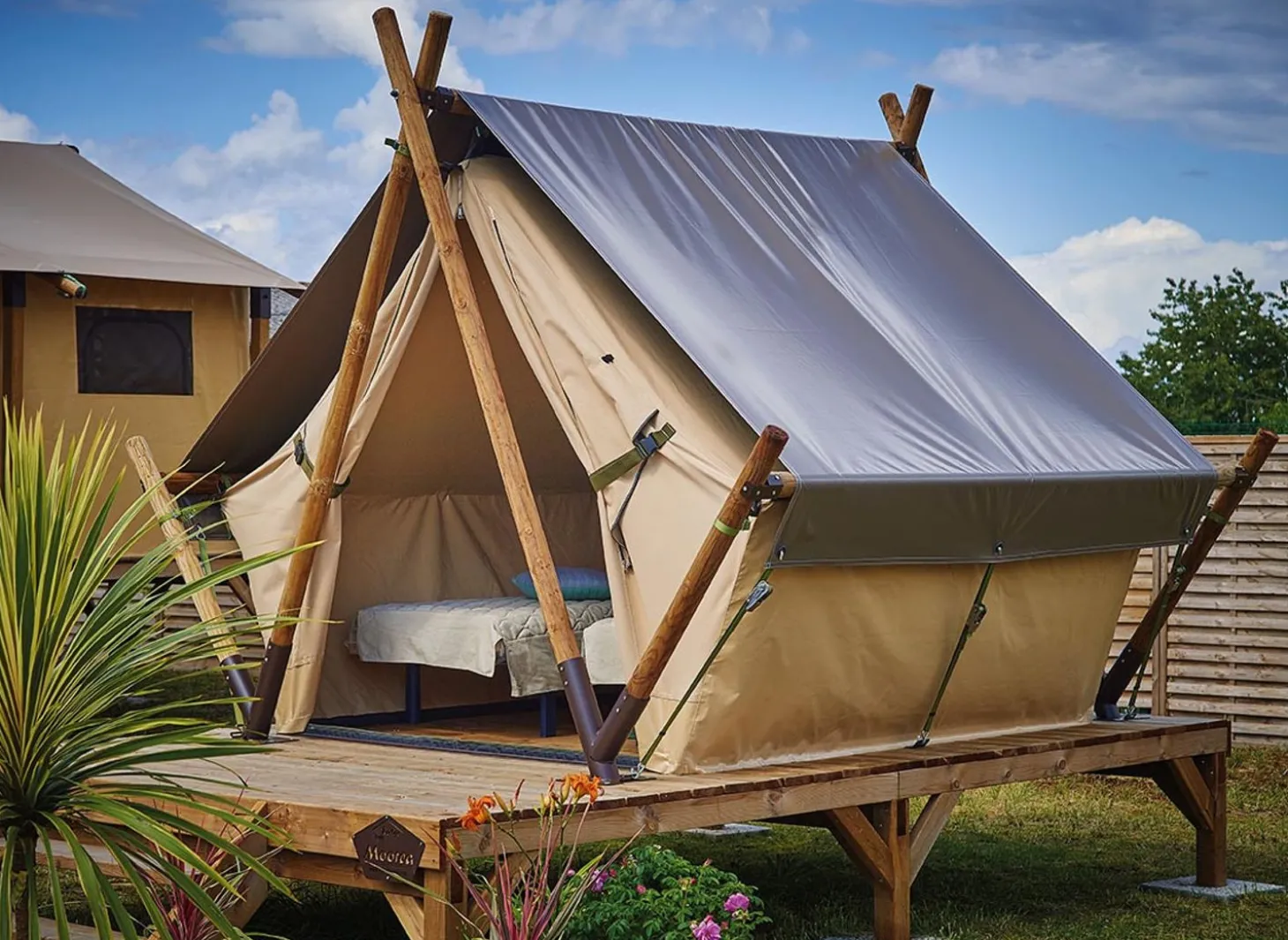 Trigano Tente Lodge 2 Places Moorea - < Tente Camping 2 Places