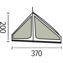 Trigano Tipi Camping Coton Gobi 8 - < Tente Camping Familiale